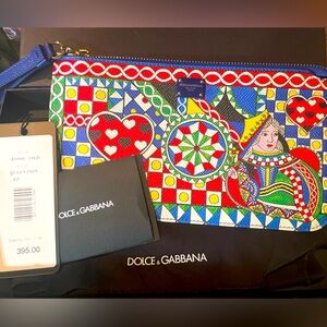 D&G Queen of Hearts Clutch